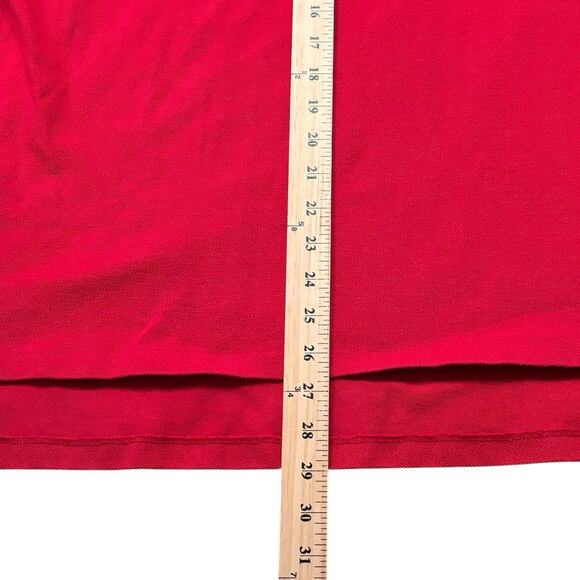 J. Crew Polo Shirt Men's Extra Large Vintage Red Oarsman Label Golf Preppy - Picture 5 of 7